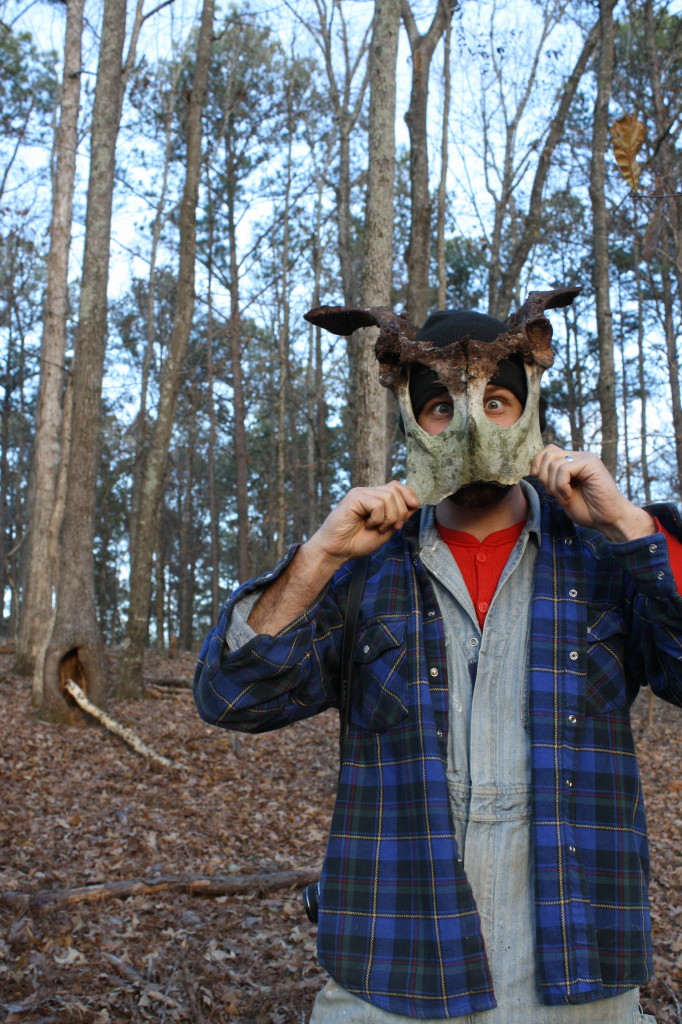 old cow pelvis shaman mask