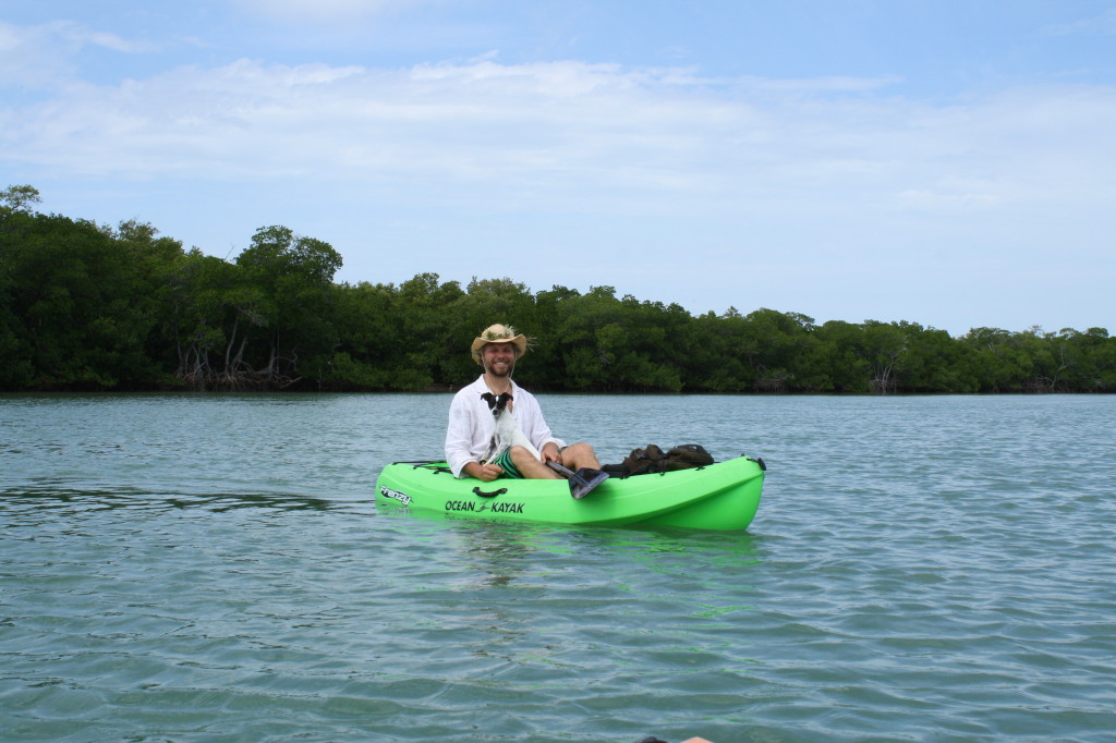 on our way out to the abandoned island of Boot Key