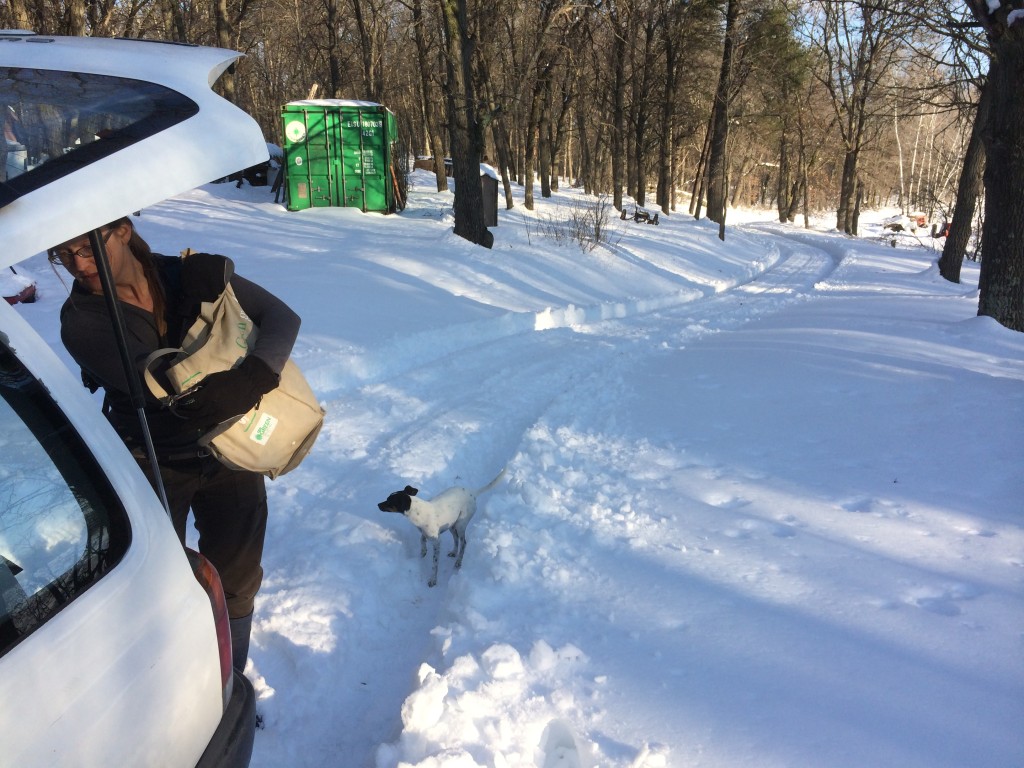 over a foot of snow on April 17th