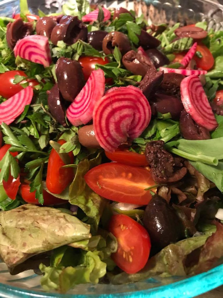 Shareholder Melissa's beet/salad mix dish made this evening