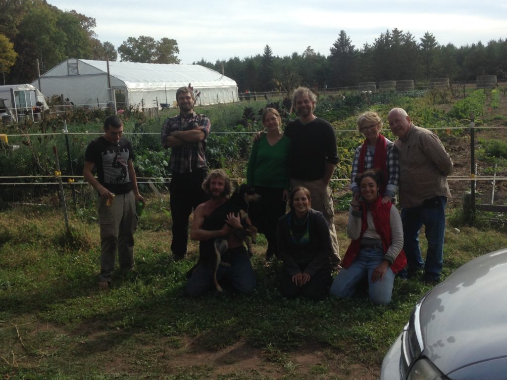 2017 final CSA harvest crew!